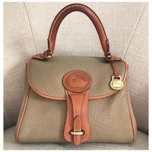 Vintage Dooney Essex Carrier Bag Top Handle AWL